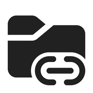 Ic fluent folder link 24 filled