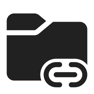 Ic fluent folder link 28 filled
