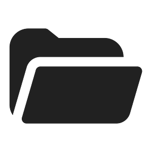 Ic fluent folder open 16 filled