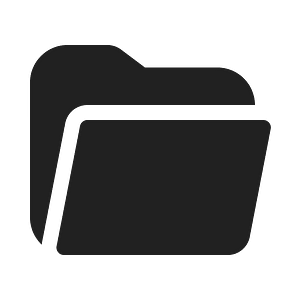 Ic fluent folder open 20 filled