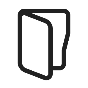 Ic fluent folder open vertical 20 regular