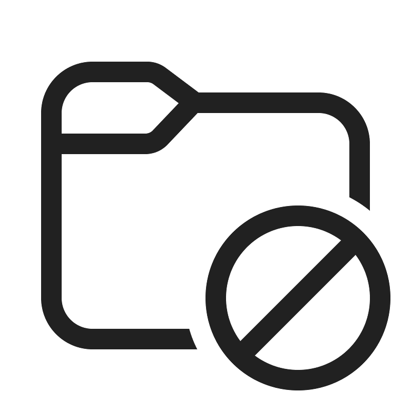 Ic fluent folder prohibited 20 regular