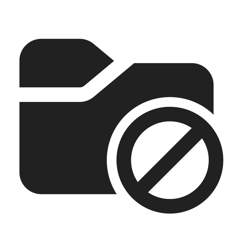 Ic fluent folder prohibited 24 filled