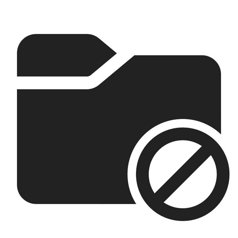 Ic fluent folder prohibited 28 filled