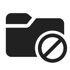 Ic fluent folder prohibited 48 filled