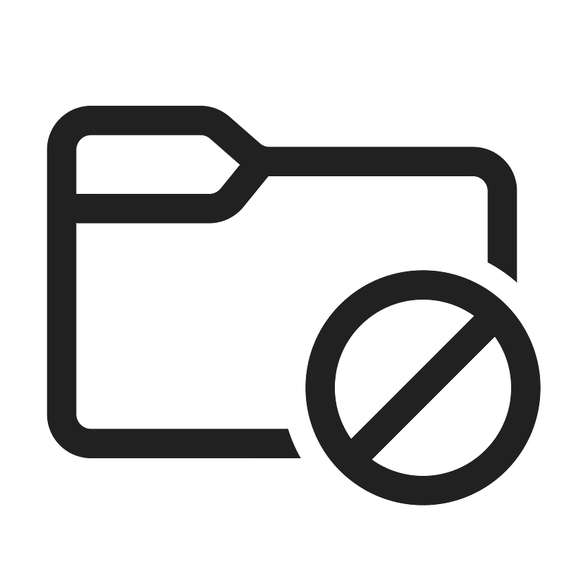 Ic fluent folder prohibited 48 regular