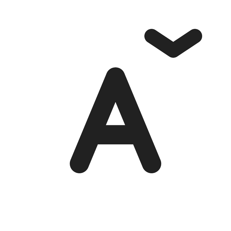 Ic fluent font decrease 24 filled