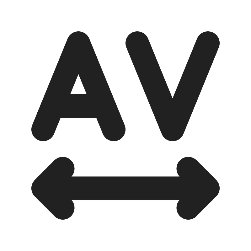 Ic fluent font space tracking out 16 filled