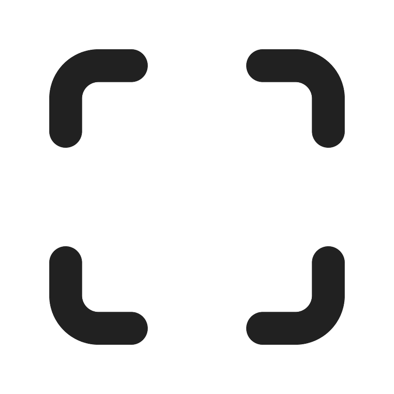 Ic fluent full screen maximize 24 filled