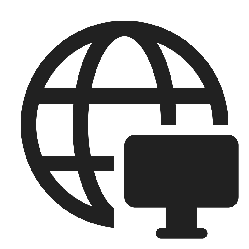 Ic fluent globe desktop 24 regular