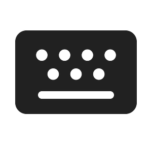 Ic fluent keyboard 20 filled