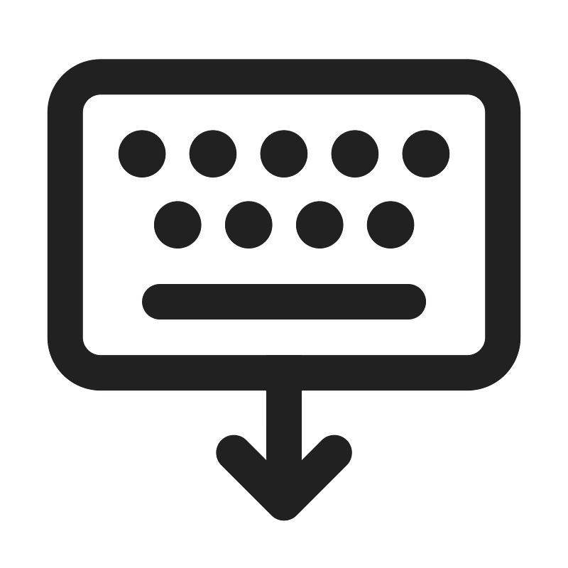 Ic fluent keyboard dock 24 regular
