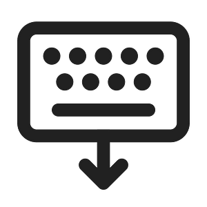 Ic fluent keyboard dock 24 regular