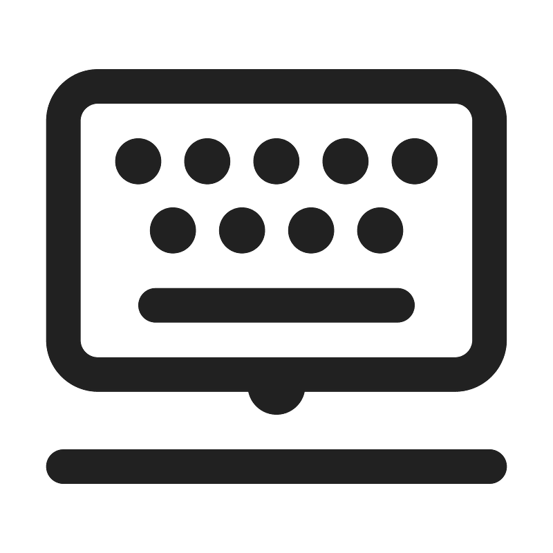 Ic fluent keyboard layout float 24 regular