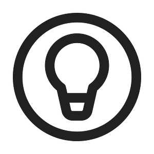 Ic fluent lightbulb circle 24 regular