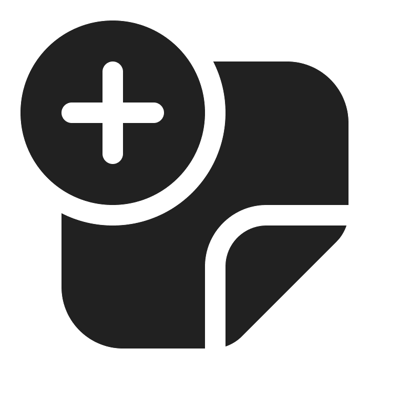 Ic fluent note add 20 filled