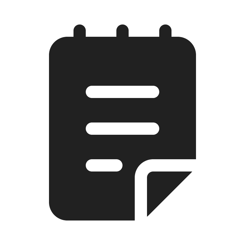 Ic fluent notepad 20 filled