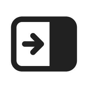 Ic fluent pane close 16 filled