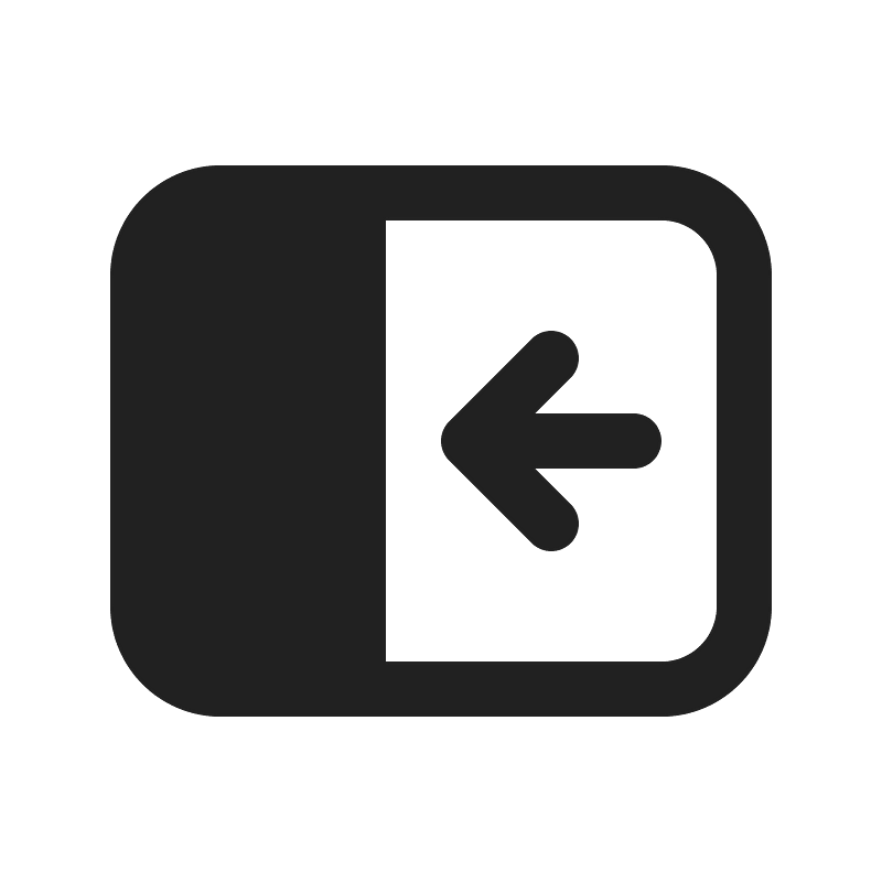Ic fluent pane open 16 filled