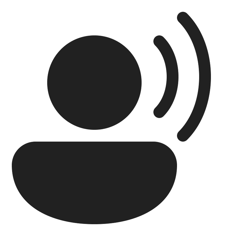 Ic fluent person voice 20 filled