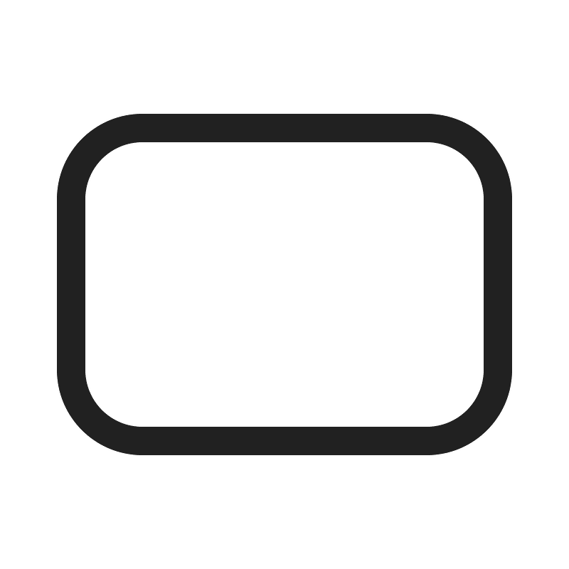 Ic fluent rectangle landscape 20 regular