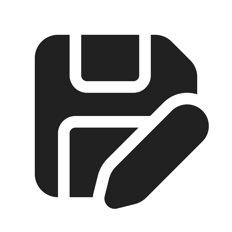 Ic fluent save edit 20 filled