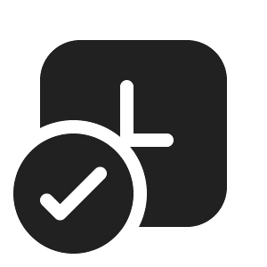 Ic fluent shifts checkmark 20 filled