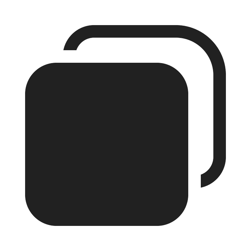 Ic fluent square multiple 20 filled