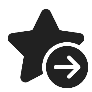 Ic fluent star arrow right end 24 filled
