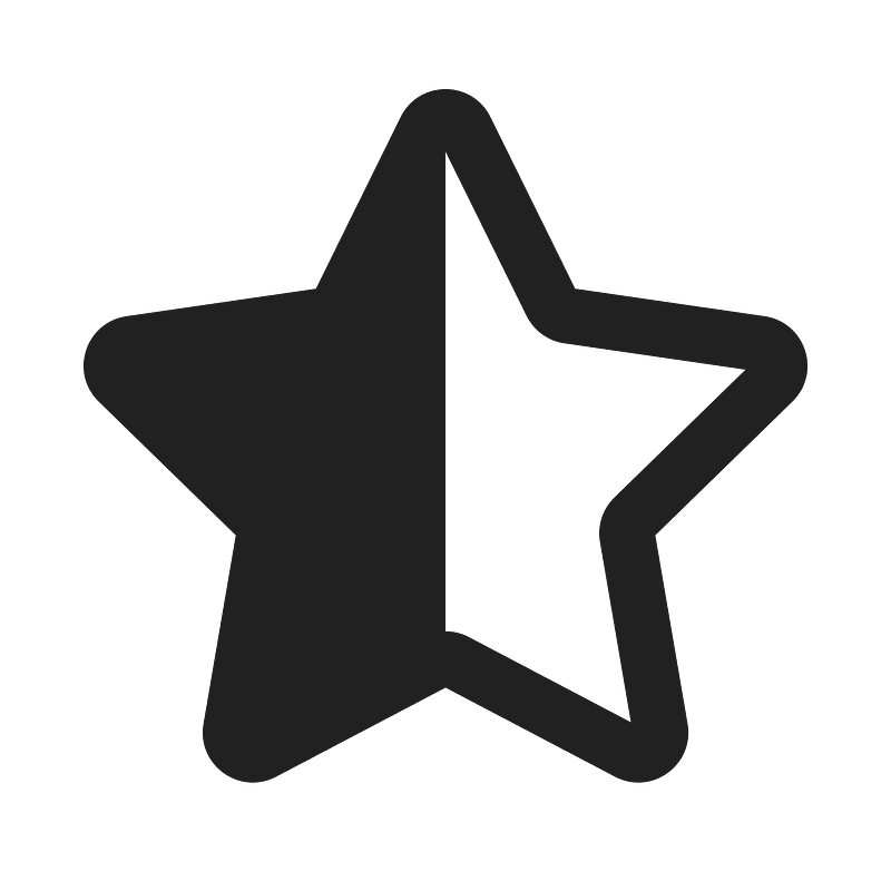 Ic fluent star half 16 filled