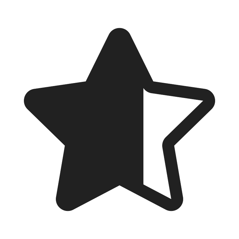 Ic fluent star three quarter 20 filled