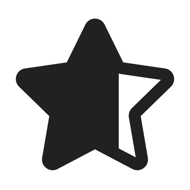 Ic fluent star three quarter 24 filled