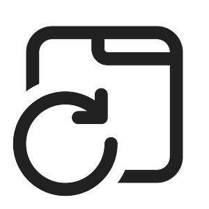 Ic fluent tab desktop arrow clockwise 16 regular