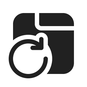 Ic fluent tab desktop arrow clockwise 20 filled