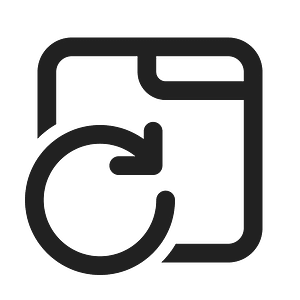 Ic fluent tab desktop arrow clockwise 24 regular