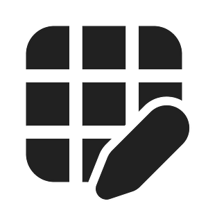 Ic fluent table edit 24 filled