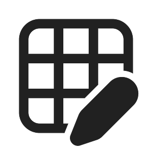 Ic fluent table edit 24 regular