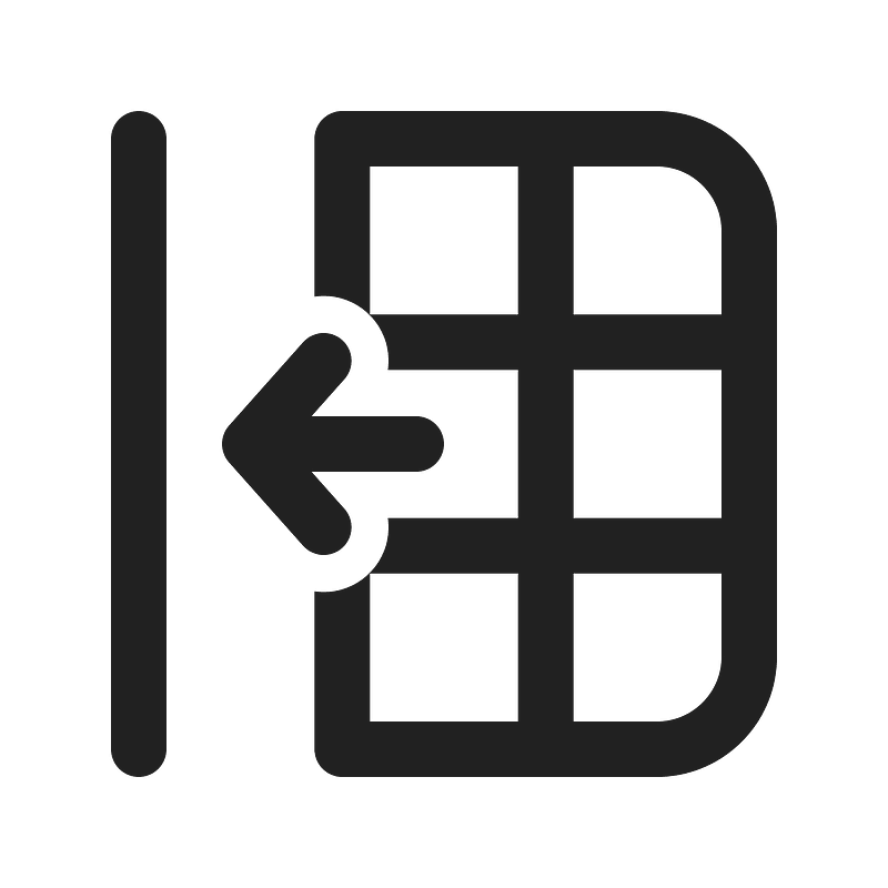 Ic fluent table move left 24 regular