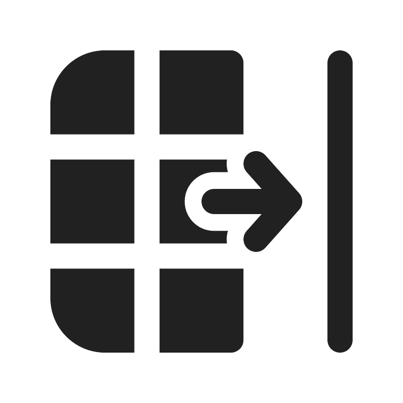 Ic fluent table move right 24 filled