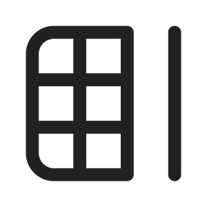 Ic fluent table stack right 24 regular