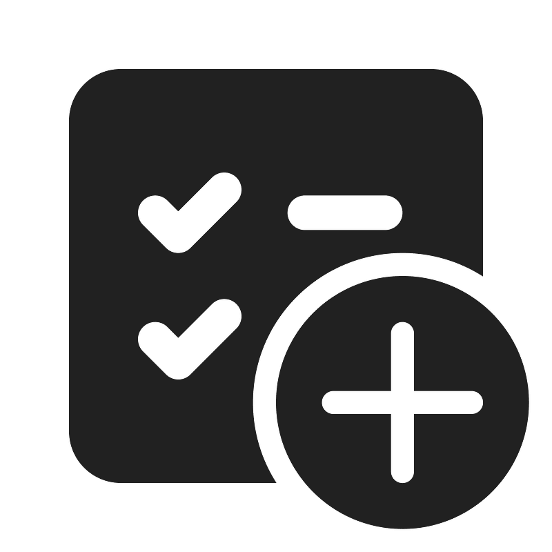 Ic fluent task list add 24 filled