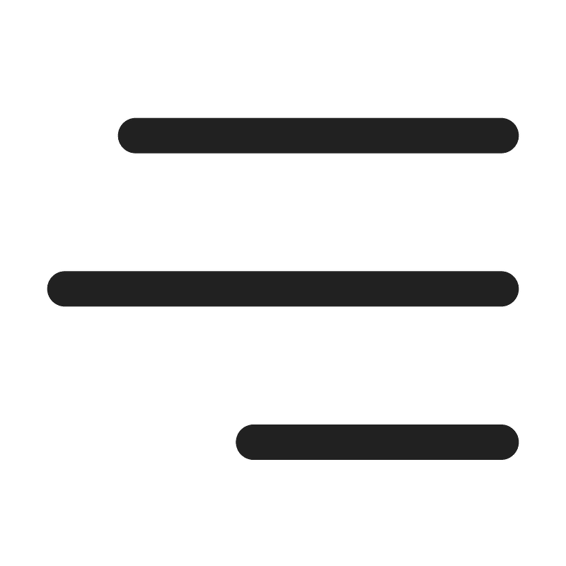 Ic fluent text align right 24 regular