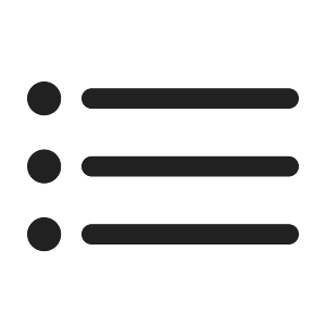 Ic fluent text bullet list 24 regular