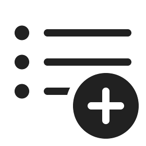 Ic fluent text bullet list add 20 regular