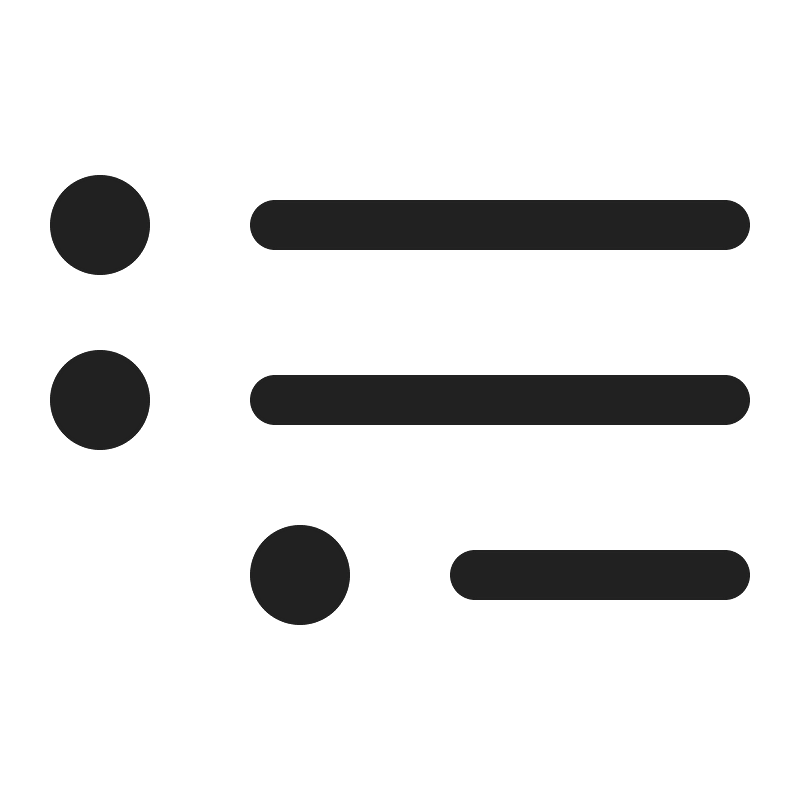 Ic fluent text bullet list tree 16 regular