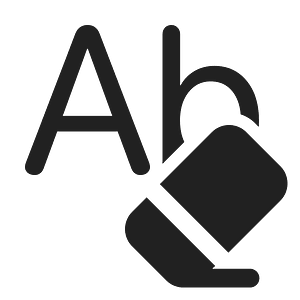 Ic fluent text clear formatting 24 filled