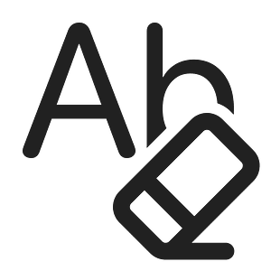 Ic fluent text clear formatting 24 regular
