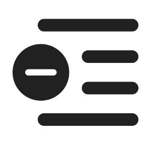 Ic fluent text collapse 24 filled