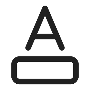 Ic fluent text color 16 regular