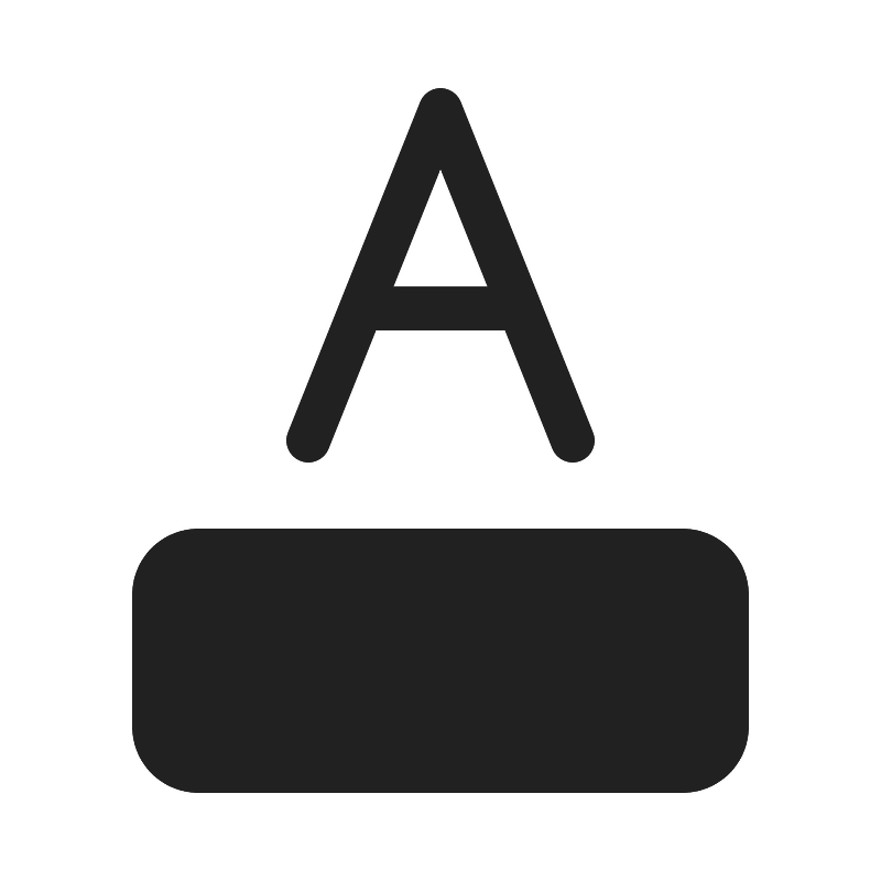 Ic fluent text color 20 filled